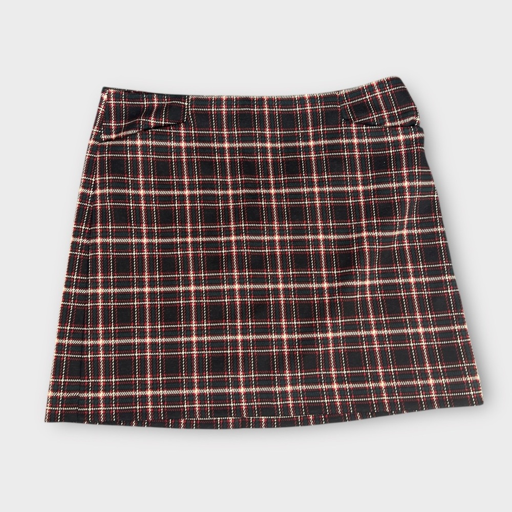Loft NWT Wool plaid mini sz 14P